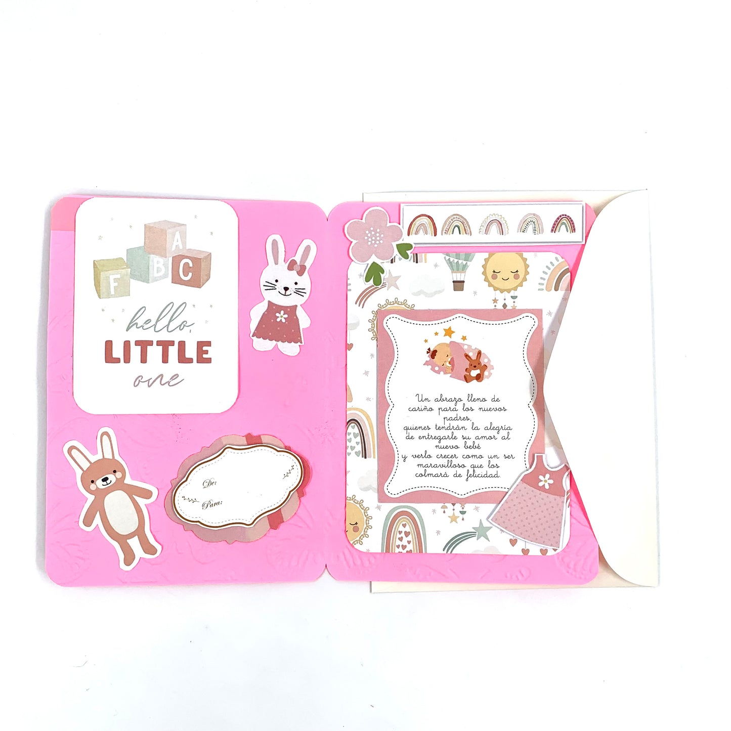 Tarjeta Welcome baby