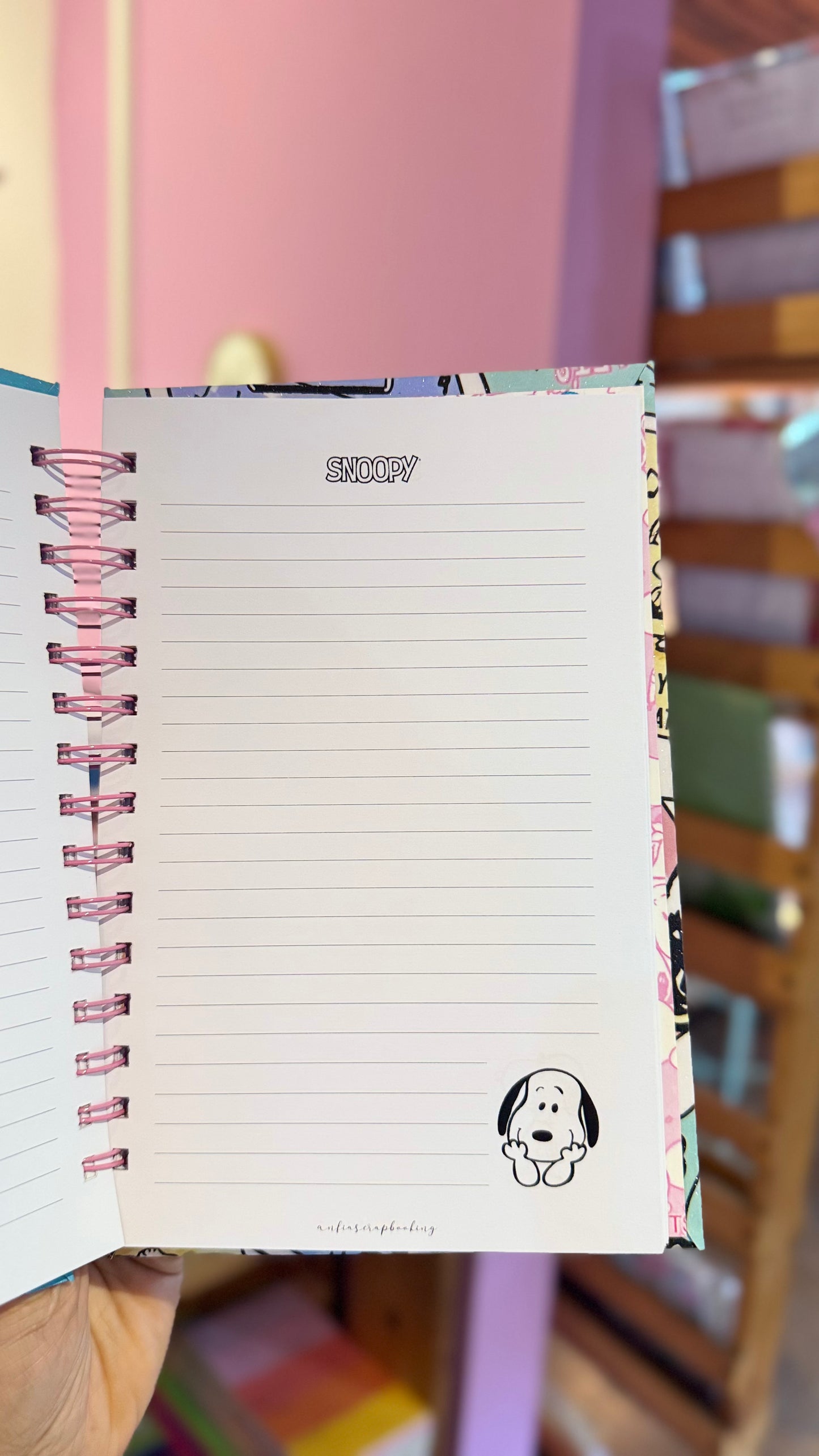 Libreta Snoopy