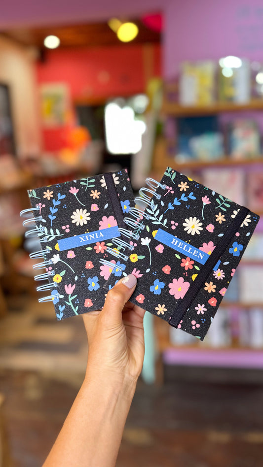 Mini Libreta Flores