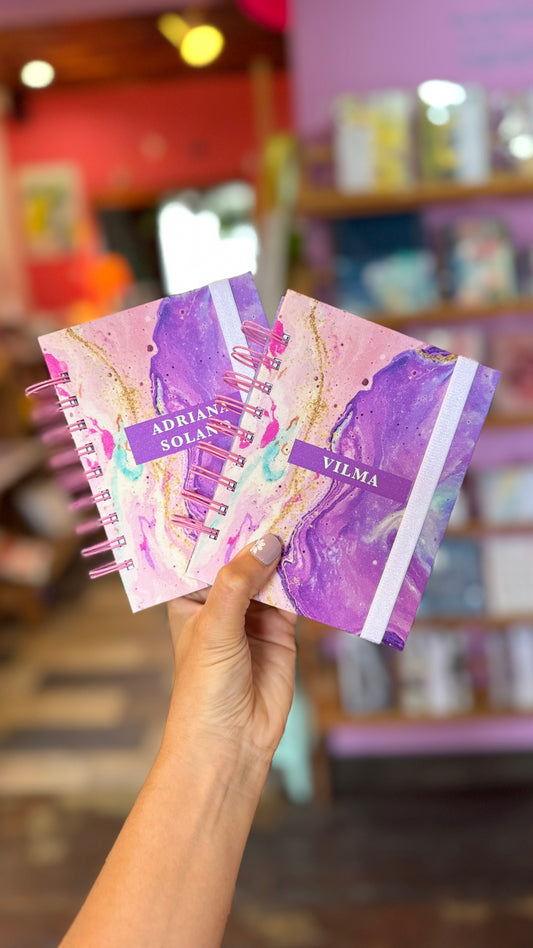Mini Libreta Marmol