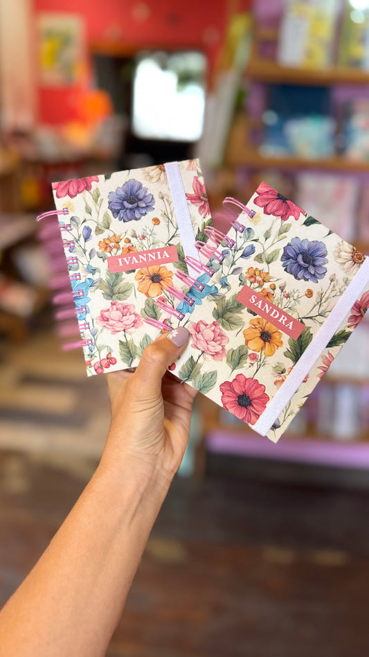 Mini Libreta Flower