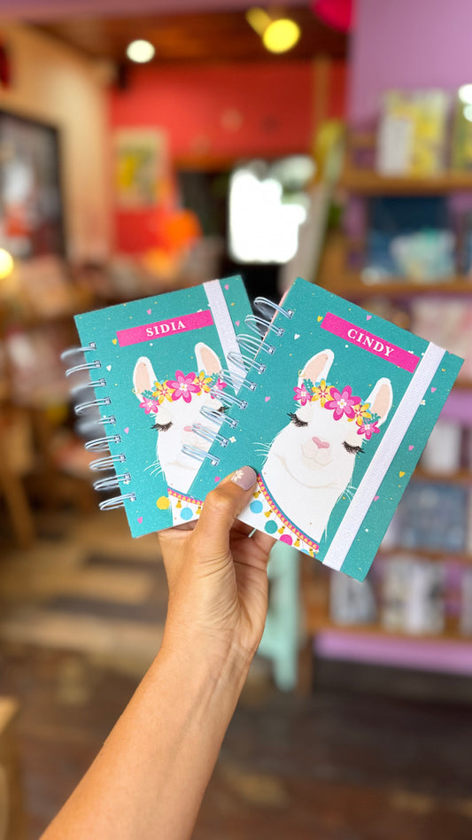 Mini Libreta Llama
