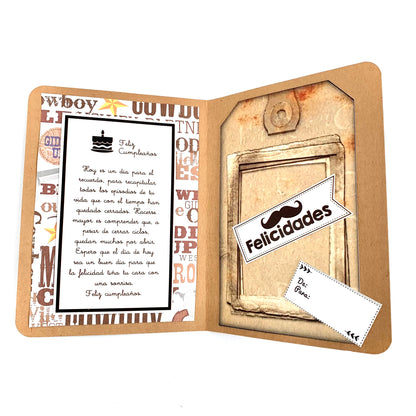 Tarjeta Felicidades yee-haw