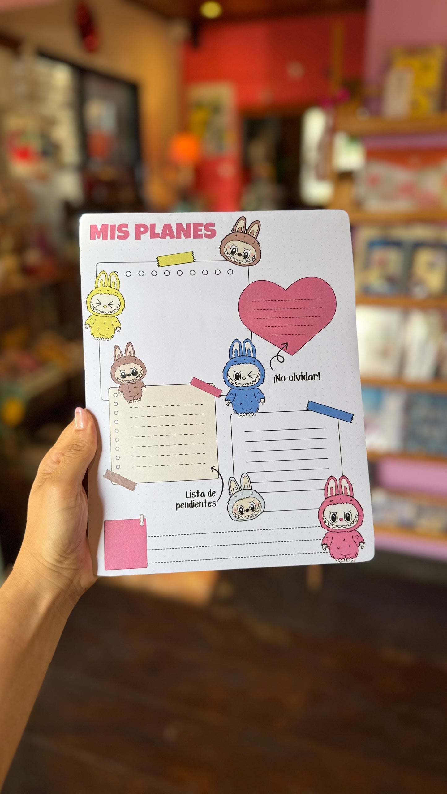 Block de notas - Labubu
