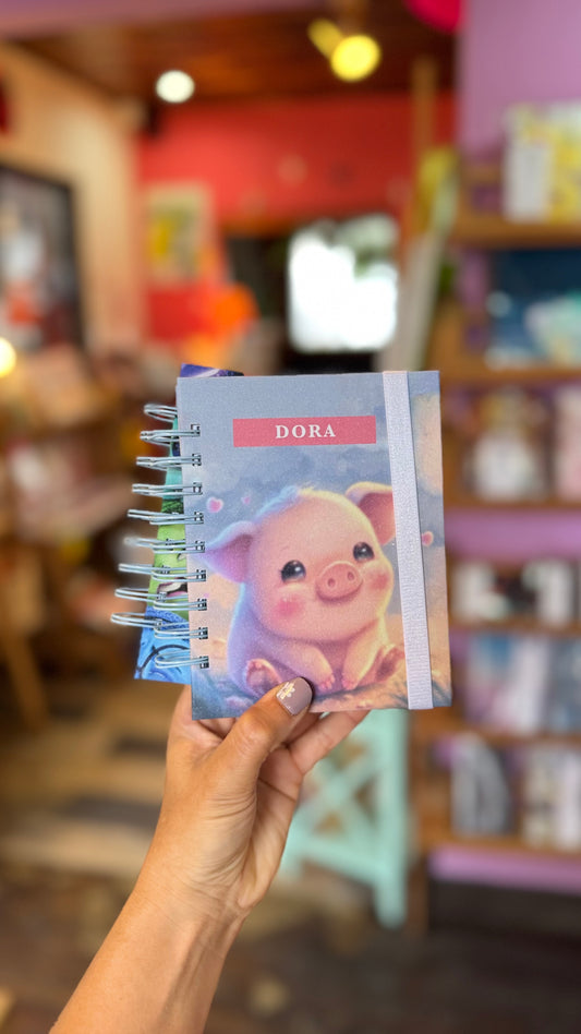 Mini Libreta Pig
