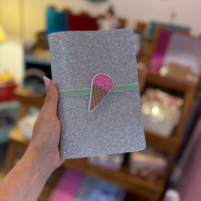 Libreta con diseño de helado