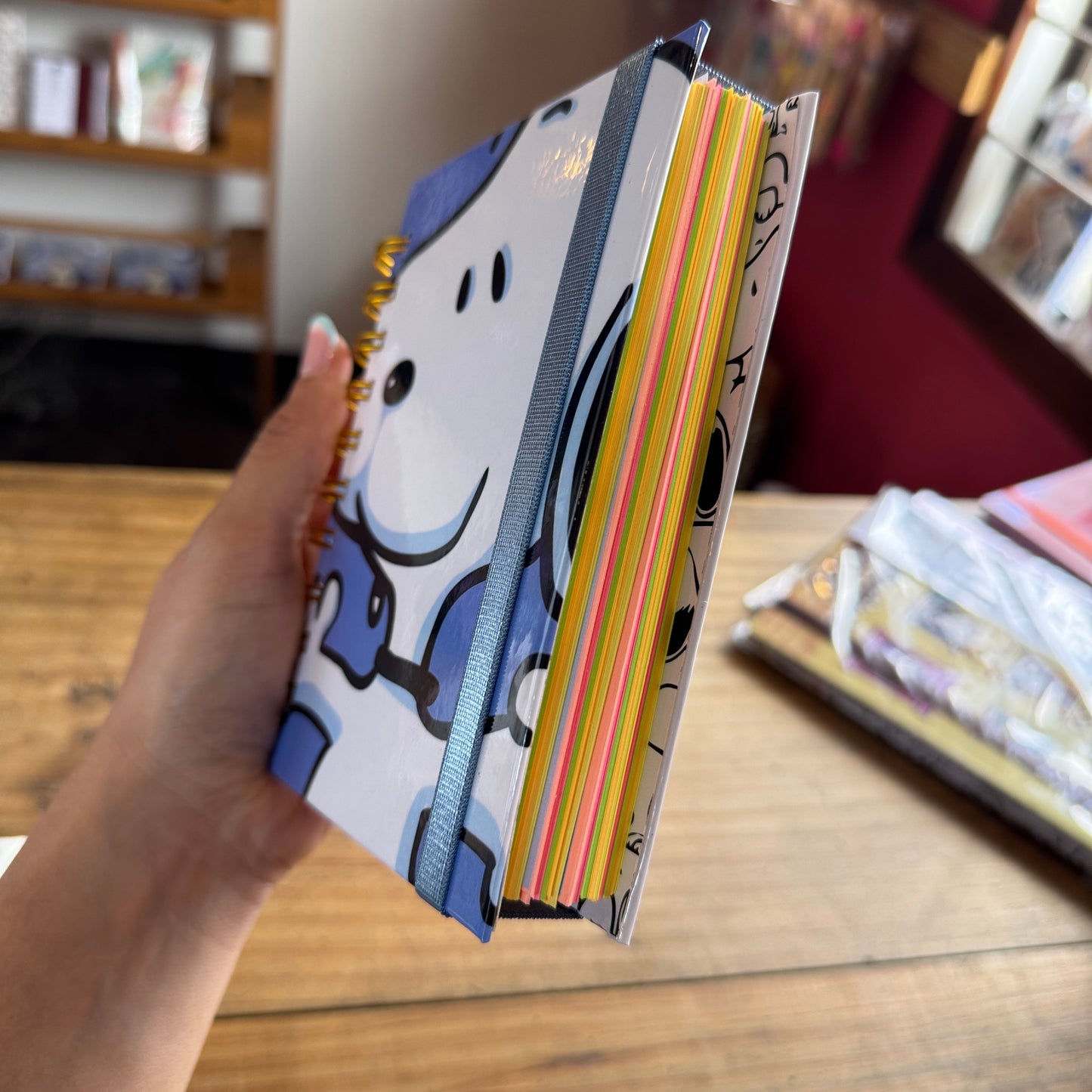 Libreta Snoopy Rainbow