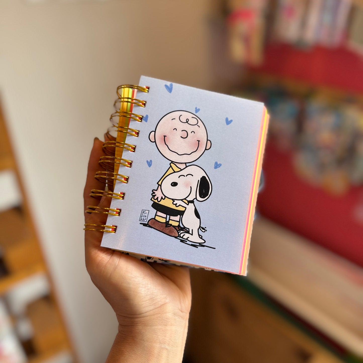 Libreta Snoopy Rainbow