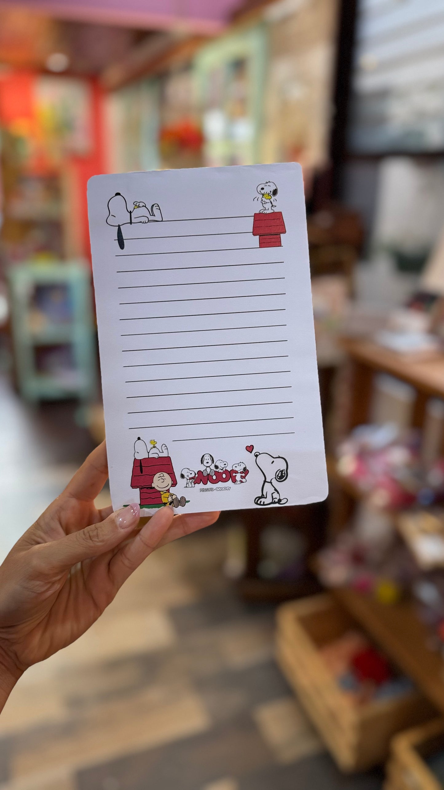 Block de notas - Snoopy Red