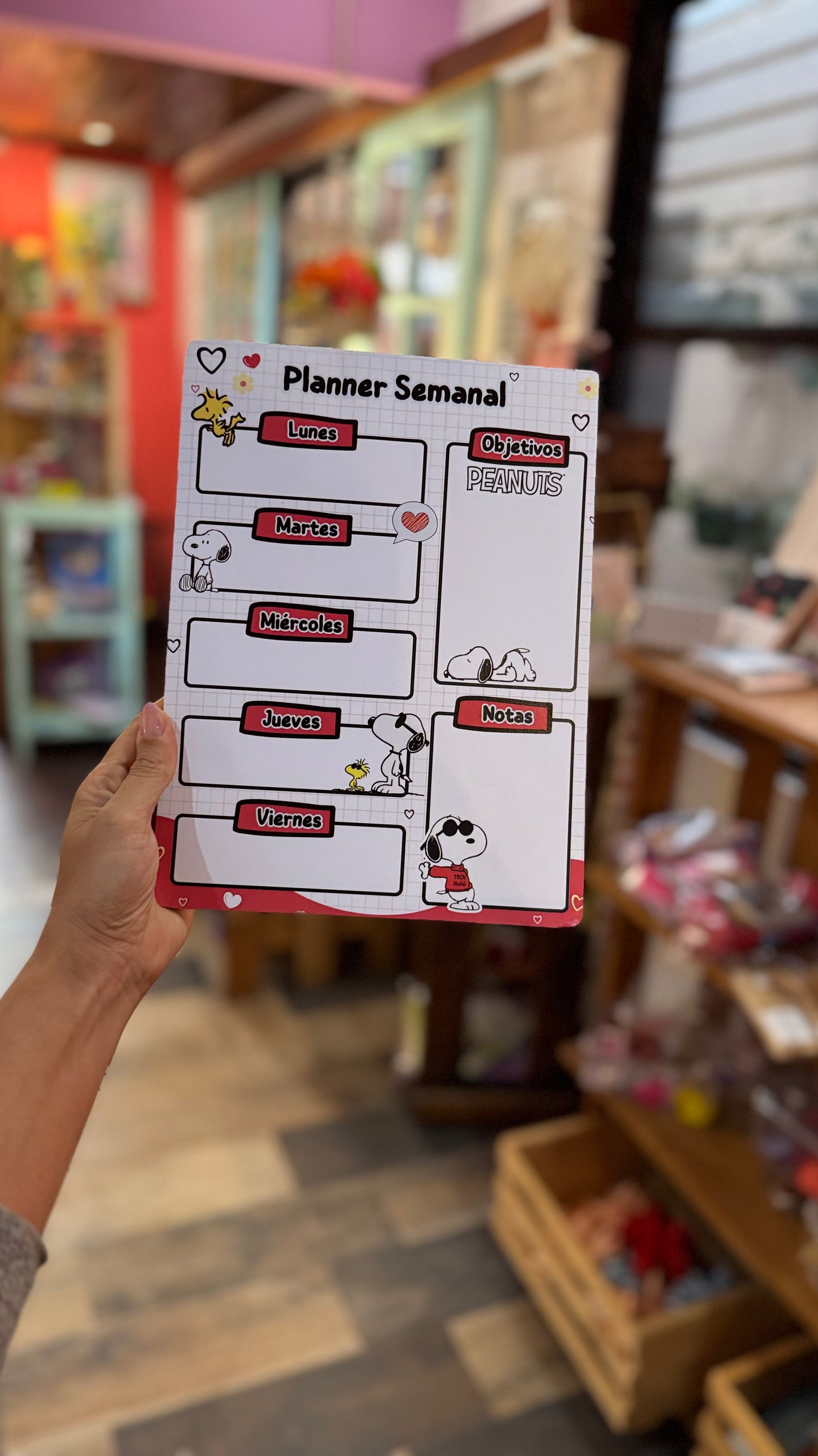 Block de notas - Snoopy Red