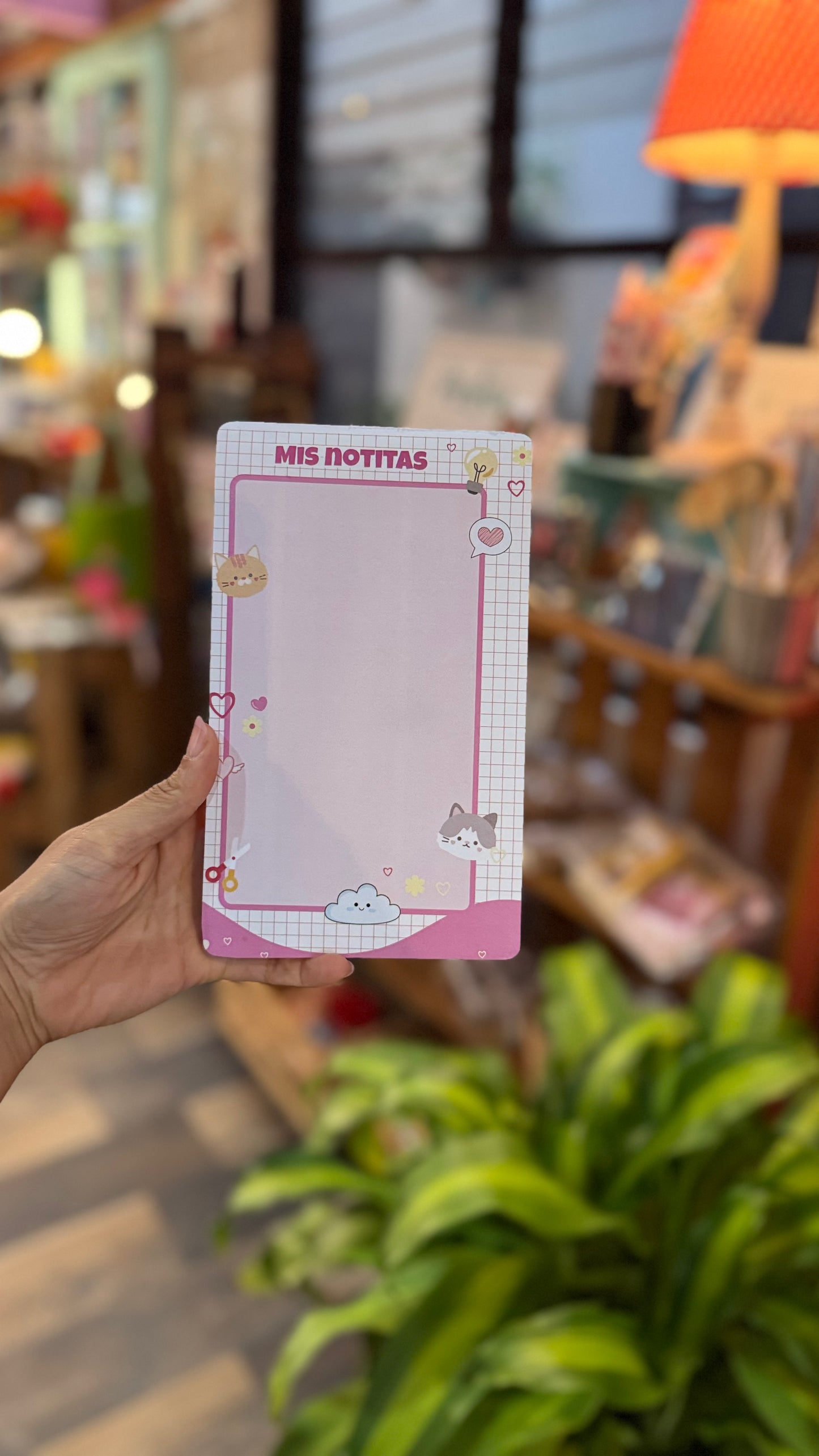 Block de notas - Rosado Cat