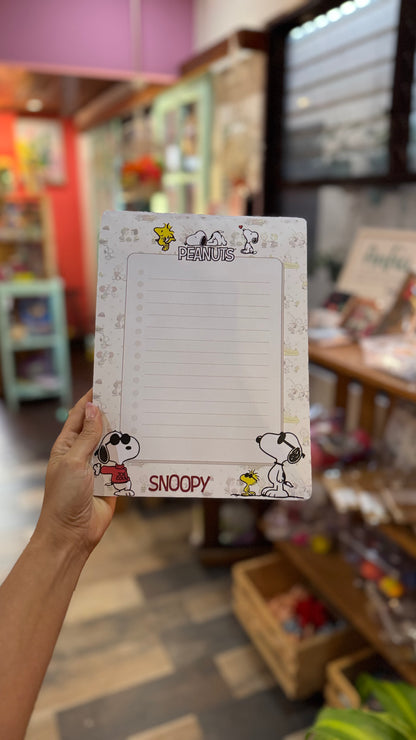 Block de notas - Snoopy Yellow