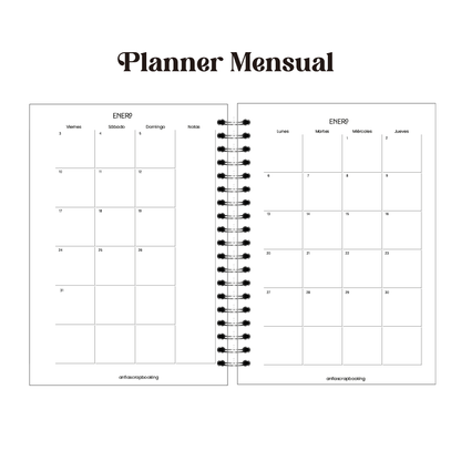 Agenda Básica / Sin portadas de mes