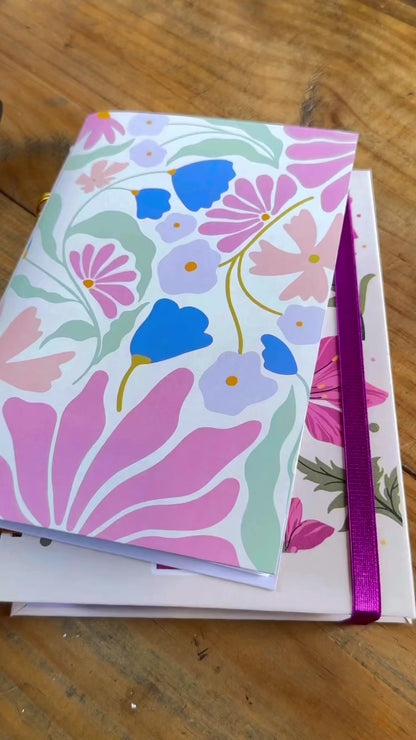 Agenda Premium Flores Vintage